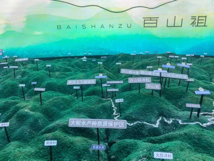 百山祖国家公园沙盘