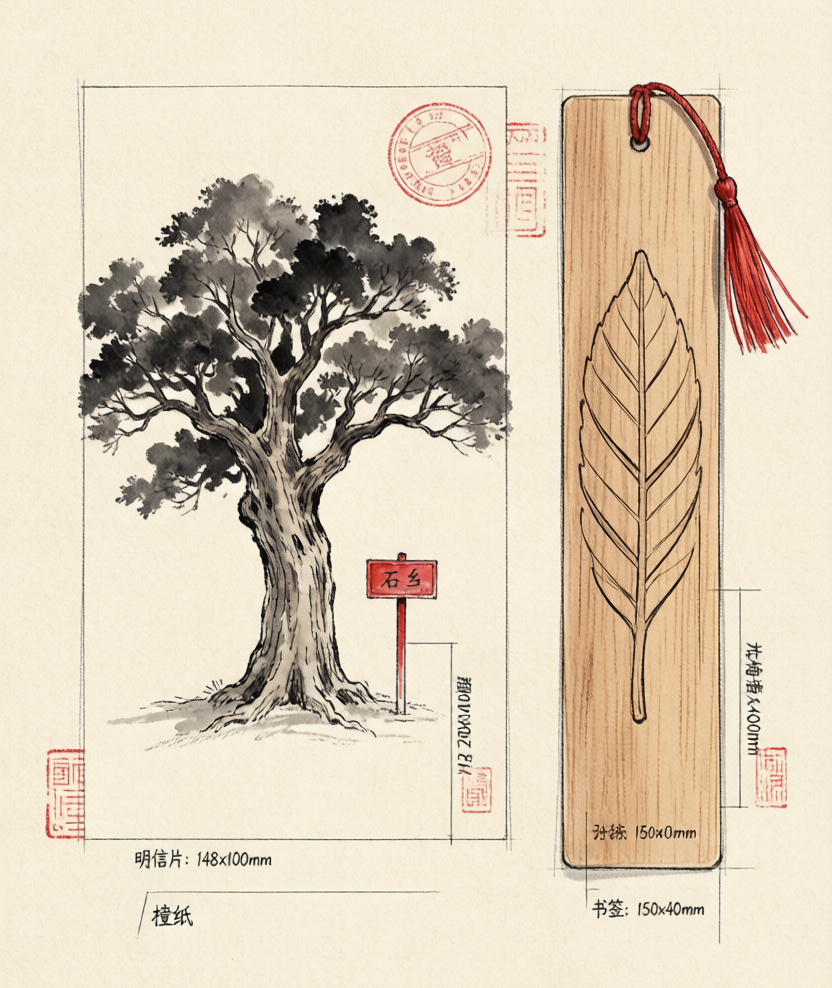 图为文创作品