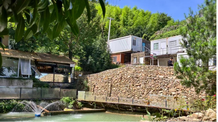 图为实践团拍摄的民宿外观