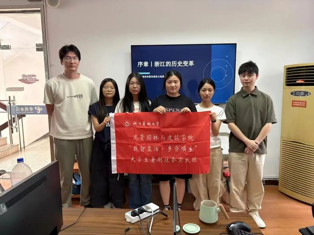 图为实践团成员合影